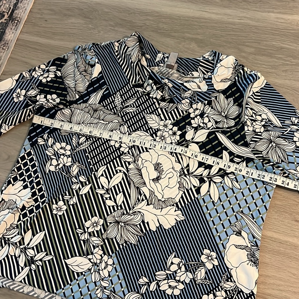 Easy wear by Chico’s Modern Floral Print Size 3 - Picture 8 of 12